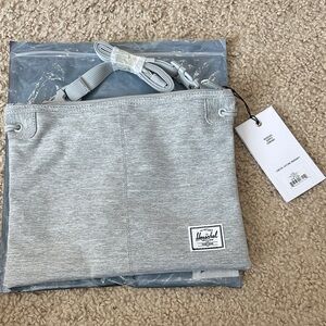 NWT Herschel Supply Company Light Grey Alder Crossbody